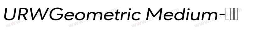 URWGeometric Medium字体转换 URWGeometric Medium字体转换